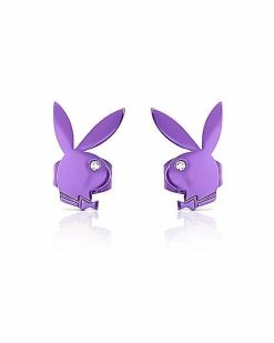 Buy 🌟 Purple Playboy Bunny Stud Earrings 😍