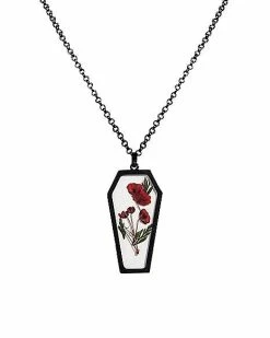 Best Pirce 🧨 Roses Coffin Necklace ⌛