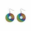 Promo 🎁 Rainbow CD Dangle Earrings - 18 Gauge 😀 -Sun & Moon-shop 03729126 a