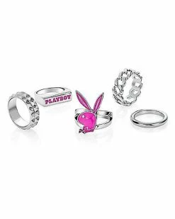 Discount 💯 Multi-Pack Pink Playboy Rings - 5 Pack 🧨
