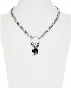 New ❤️ O-Ring Playboy Bunny Chain Necklace 🌟