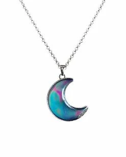 Promo 💯 Crescent Moon Mood Chain Necklace ⭐