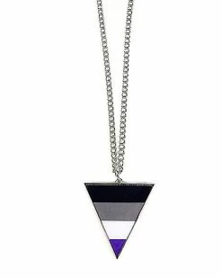 Deals 🔥 Asexual Pride Chain Necklace 🎉
