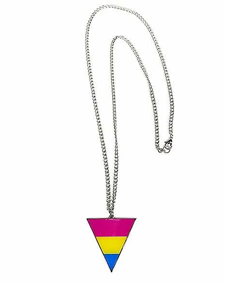 Cheap โค๏ธ Pansexual Pride Chain Necklace ๐ 4 Cheap โค๏ธ Pansexual Pride Chain Necklace ๐ - Image 2