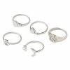 Cheapest 👏 Muti-Pack Star and Moon Rings - 5 Pack ⌛ -Sun & Moon-shop 03752011 a