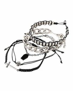 Best reviews of 🛒 Multi-Pack Skull and Coffin Bracelets - 5 Pack ⌛