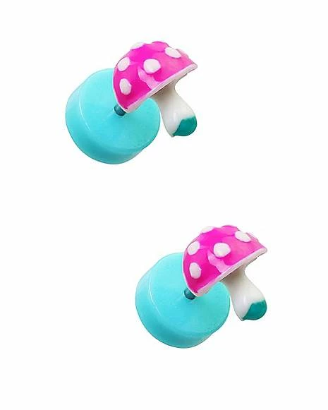 Promo ๐คฉ Neon Mushroom Fake Plugs - 18 Gauge ๐ - Image 3