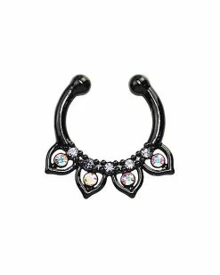 Cheapest 💯 Lotus Petals Fake Septum Ring 🥰