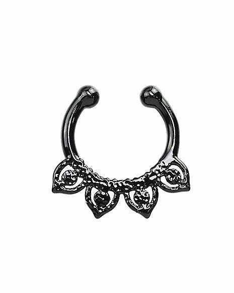 Cheapest ๐ฏ Lotus Petals Fake Septum Ring ๐ฅฐ - Image 4