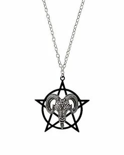 Budget 😉 Baphomet Pentagram Necklace 😀