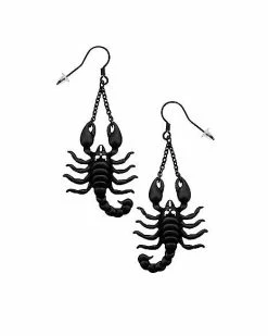 Best Sale ⌛ Scorpion Dangle Earrings - 18 Gauge ⌛