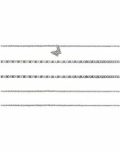 Discount ❤️ Multi-Pack Butterfly Charm Chain Anklets - 5 Pack 🎉
