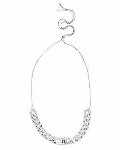 Best Pirce 🤩 CZ Lock Chain Choker Necklace ⌛