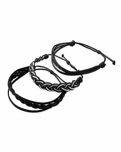 Top 10 🛒 Multi-Pack Black Braided Cord Bracelet 3 Pack 😉