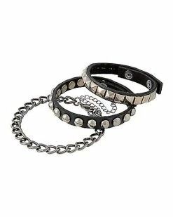 Best reviews of ❤️ Multi-Pack Studded Bracelets - 3 Pack 👍