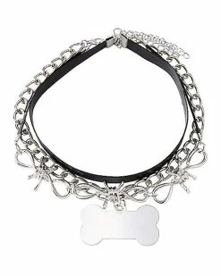 Coupon 🎁 Barbed Wire 🐶 Dog Bone Charm Chain Necklace 😀