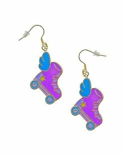 Discount 😉 Roller Skate Wing Dangle Earrings - 18 Gauge 👏