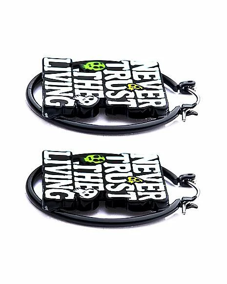 Brand new ๐ Never Trust The Living Beetlejuice Dangle Earrings - 22 Gauge ๐ 5 Brand new ๐ Never Trust The Living Beetlejuice Dangle Earrings - 22 Gauge ๐ - Image 3