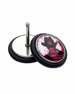 Promo ⌛ Freddy Krueger Fake Plugs 18 Gauge - A Nightmare on Elm Street 🔥 -Sun & Moon-shop 03794161 d