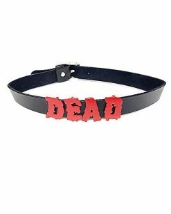 Hot Sale ✨ Black and Red Dead Drip Choker Necklace 🤩