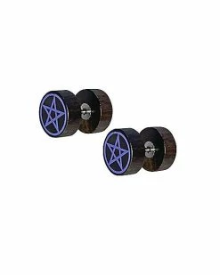 Cheapest 🤩 Pentagram Fake Plugs - 18 Gauge ❤️