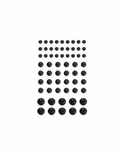 Cheap ⭐ Multi-Pack Black Stick On Nose Gems - 61 Pack 🔥