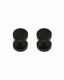 Best Sale 🧨 Black Fake Plugs - 18 Gauge 😉