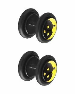 Best Sale ⌛ Moon and Stars Fake Plugs - 16 Gauge 🎉