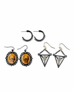 New 🤩 Multi-Pack Skull Dangle Earrings - 3 Pack 🎁