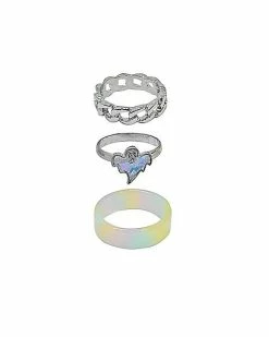 Flash Sale 🥰 Multi-Pack Ghost and Chain Rings - 3 Pack 🔥
