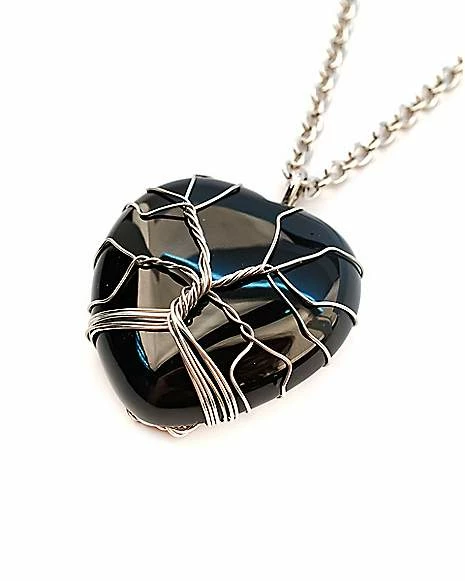 Buy π Onyx Cage Stone Heart Necklace π 4 Buy π Onyx Cage Stone Heart Necklace π - Image 2