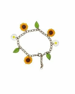 Discount 💯 Sunflower Daisy Charm Bracelet 🥰
