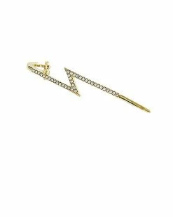 Best reviews of 🌟 Clear Gem Lightning Bolt Crawler Ear Cuff 🤩