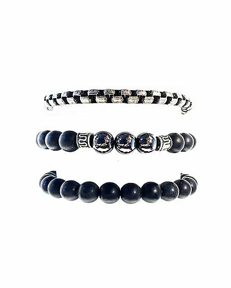 Top 10 β¨ Multi-Pack Beaded and Chain Bracelets - 3 Pack π