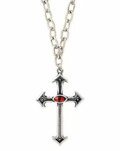 Top 10 ✔️ Red Eye Cross Pendant Necklace 🎉
