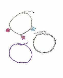 Outlet 🛒 Multi-Pack Chain Anklets - 3 Pack 😉