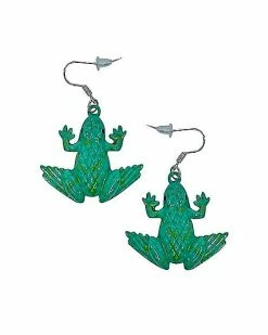 Coupon 🎉 Green Frog Dangle Earrings 🥰