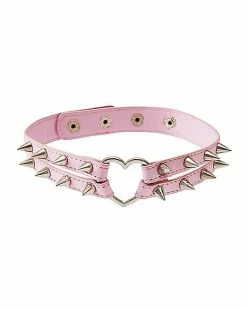 Best deal ⭐ Spike Heart Collar Choker Necklace 🤩