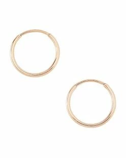 Promo 🛒 Rose Gold Hoop Earrings - 20 Gauge 🧨