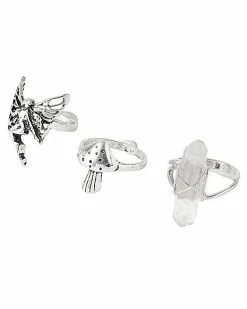 Deals ๐ Multi-Pack Fairy Cystral Rings - 5 Pack ๐ฅฐ 8 Deals ๐ Multi-Pack Fairy Cystral Rings - 5 Pack ๐ฅฐ -Sun & Moon-shop 03871878 b