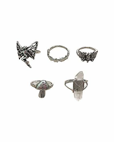 Deals ๐ Multi-Pack Fairy Cystral Rings - 5 Pack ๐ฅฐ 3 Deals ๐ Multi-Pack Fairy Cystral Rings - 5 Pack ๐ฅฐ