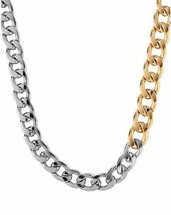 Best Sale ❤️ Two-Tone Thick Chain Necklace 💯 7 Best Sale ❤️ Two-Tone Thick Chain Necklace 💯 -Sun & Moon-shop 03871969 b