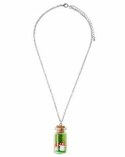 Alternative view of Brand new 😀 Mushroom Jar Necklace ⌛