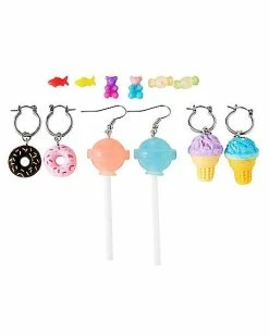 Deals ๐ฅฐ Multi Pack Ice Cream Donut Lollipop Hoop Dangle and Stud Earrings - 6 Pack โจ 5 Deals ๐ฅฐ Multi Pack Ice Cream Donut Lollipop Hoop Dangle and Stud Earrings - 6 Pack โจ -Sun & Moon-shop 03872108 a