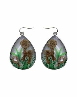 Brand new 🧨 Mushroom Terrarium Dangle Earrings 👏