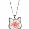 Discount 😉 Flower Cat Chain Necklace 🎉 -Sun & Moon-shop 03873197 a