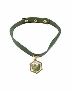Best deal 🎁 Green Resin Fern Choker Necklace 🎁