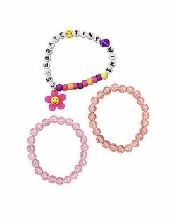 Promo 👏 Multi Pack Celebrate Tiny Wins Bracelets - 3 Pack 🛒