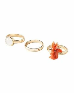Cheapest 😉 Multi-Pack Opal-Effect Squirrel Rings - 3 Pack ⌛