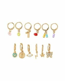 Deals ⭐ Multi-Pack Mismatched Charm Dangle Earrings - 6 Pair 😍